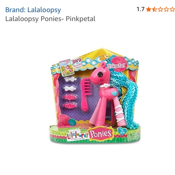 LaLaLoopsy 🧶Loopy Hair Jewel Sparkles doll & Pinkpetal Pony - Picture 9 of 15